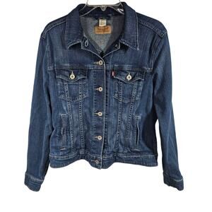 Levi's Vintage Denim Jean Jacket Teen Junior Girl's Size XL